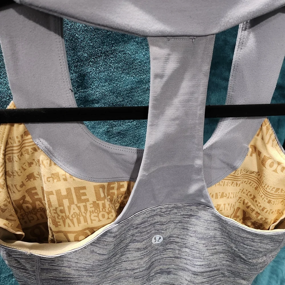 146. Lululemon Athletica Gray Tank Top - Picture 4 of 5